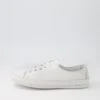 Pleasin White Leather Sneakers -Lynx Shoes Shop DF12475WHILE 2