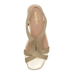 Adera Gold Rope Leather Sandals -Lynx Shoes Shop DF12483GOLP4 6