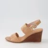 Shayme Latte Honey Leather Sandals -Lynx Shoes Shop DF12513KMSLE 2