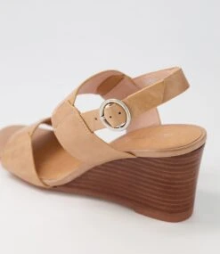 Shayme Latte Honey Leather Sandals -Lynx Shoes Shop DF12513KMSLE 6