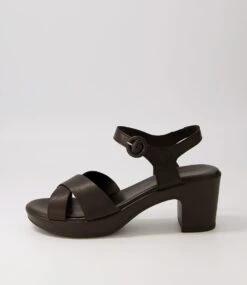 Baha2 Black Leather Sandals Bh