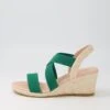 Jolli Emerald Elastic Espadrilles -Lynx Shoes Shop DF12601H1529 2