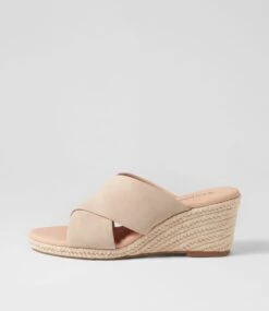 Jinna Stone Suede Sandals