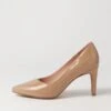 Tiffanie2 Nude Patent Leather Heels -Lynx Shoes Shop DF12661NDUPL 2