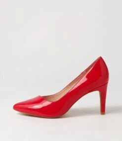 Tiffanie2 Red Patent Leather Heels