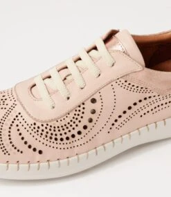 Cavil Blush Multi Lace Up Flats -Lynx Shoes Shop DF12669P00HG 6