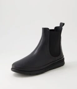 Eliah Black Leather Chelsea Boots -Lynx Shoes Shop DF12670BLALE 3