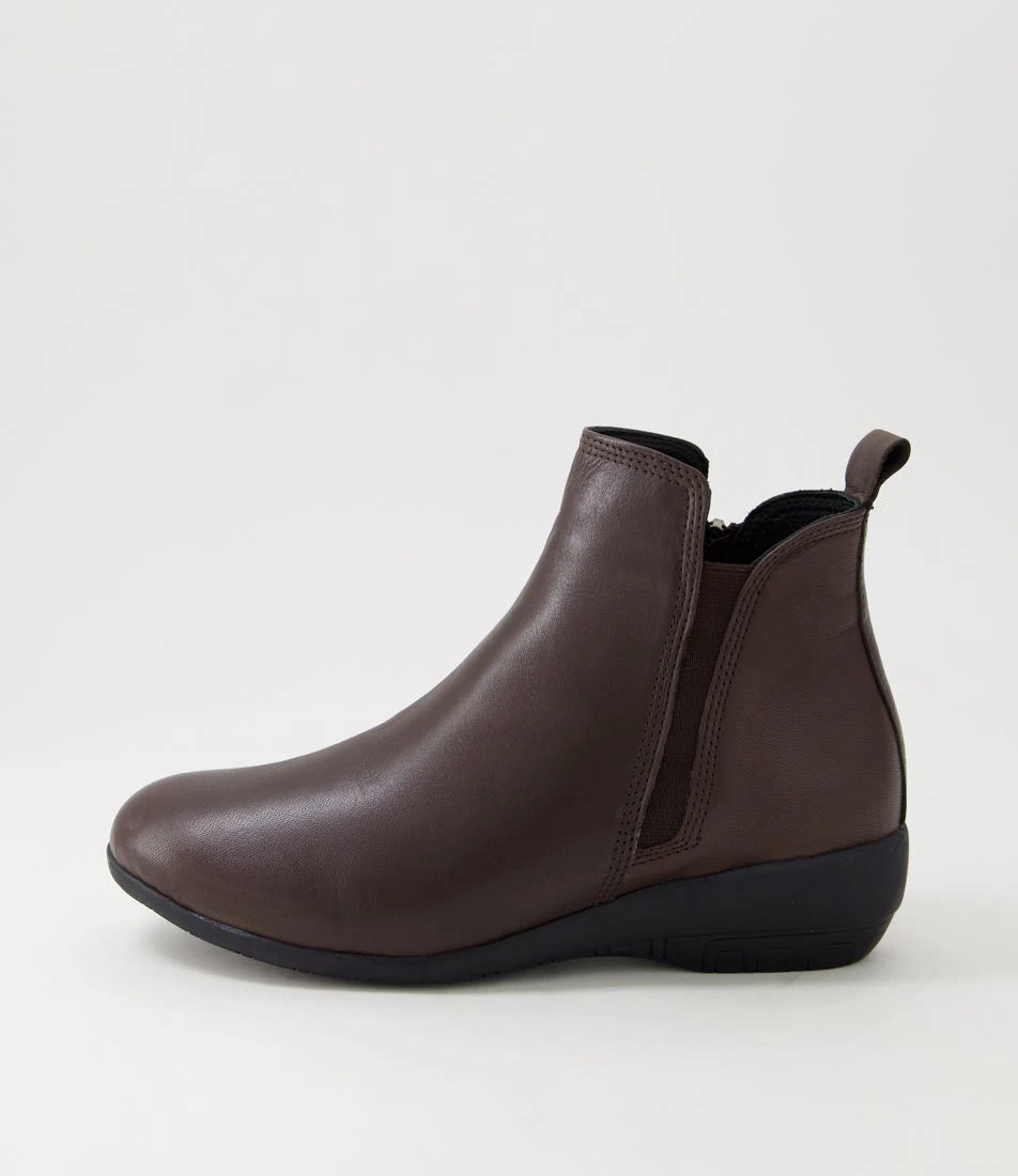Gista Choc Leather Chelsea Boots 3 Gista Choc Leather Chelsea Boots