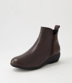 Gista Choc Leather Chelsea Boots 8 Gista Choc Leather Chelsea Boots -Lynx Shoes Shop DF12686E91LE 3
