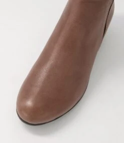 Gista Dark Taupe Leather Chelsea Boots 10 Gista Dark Taupe Leather Chelsea Boots -Lynx Shoes Shop DF12686NJGLE 5