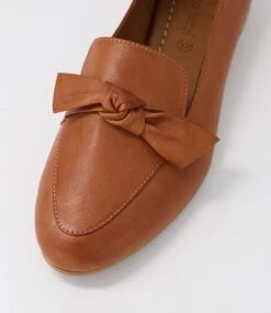 Starna Tan Leather Loafers -Lynx Shoes Shop DF12714TANLE 5