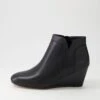 Livia Black Leather Ankle Boots 2 Livia Black Leather Ankle Boots -Lynx Shoes Shop DF12735B66LE 2