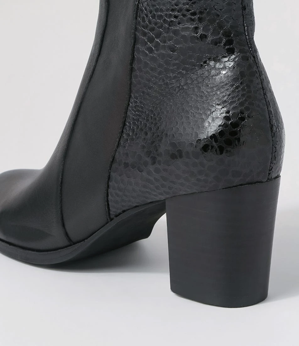 Dannii Black Multi Ankle Boots 7 Dannii Black Multi Ankle Boots - Image 5