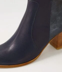 Dannii Blue Multi Ankle Boots -Lynx Shoes Shop DF12747BLUHG 6