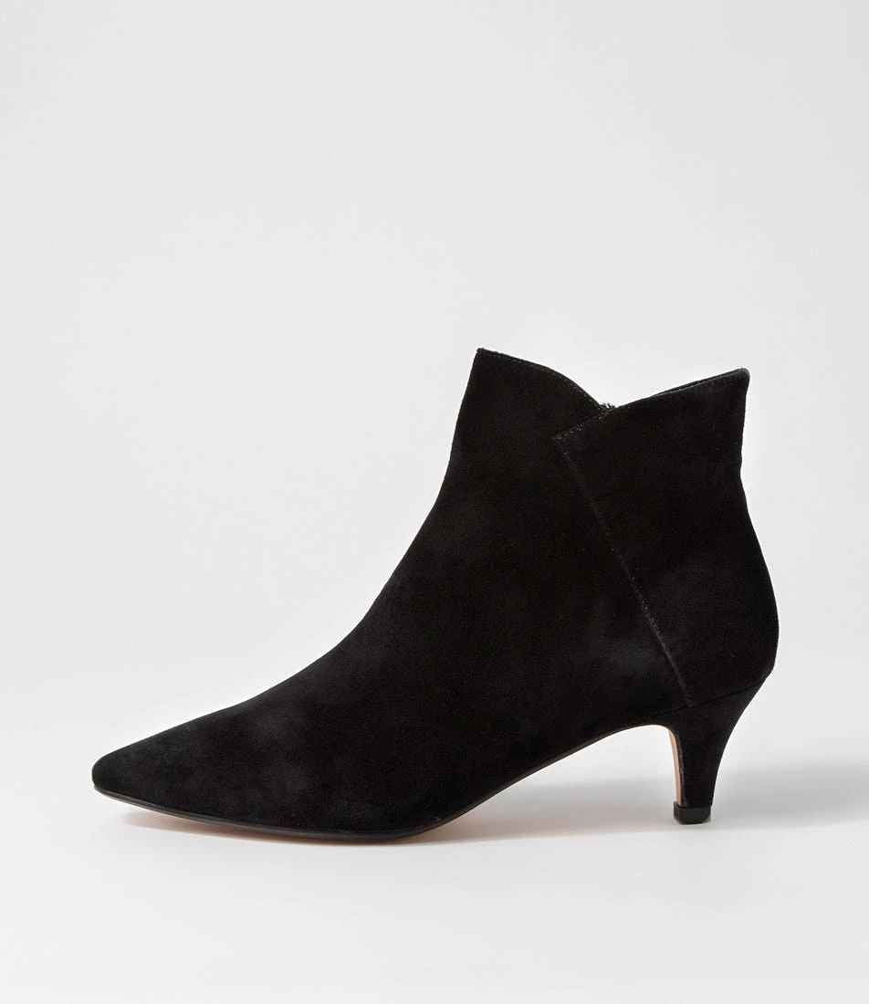 Cammi Black Suede Ankle Boots 3 Cammi Black Suede Ankle Boots