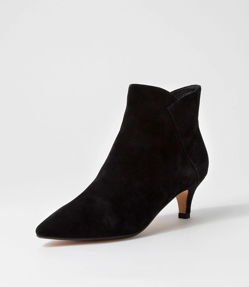 Cammi Black Suede Ankle Boots 4 Cammi Black Suede Ankle Boots - Image 2