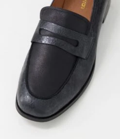 Flirty Black Multi Flat Shoes -Lynx Shoes Shop DF12765BLAHG 5