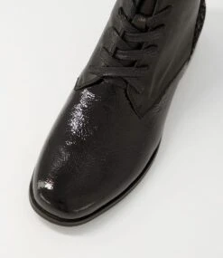 Frans Black Mix Ankle Boots 10 Frans Black Mix Ankle Boots -Lynx Shoes Shop DF12766BLAEX 5