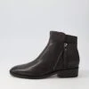 Bridy Black Leather Ankle Boots -Lynx Shoes Shop DF12776B66LE 2