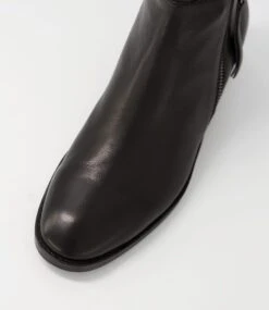 Bridy Black Leather Ankle Boots 10 Bridy Black Leather Ankle Boots -Lynx Shoes Shop DF12776B66LE 5