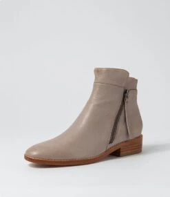 Bridy Ash Leather Ankle Boots -Lynx Shoes Shop DF12776G05LE 3