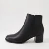 Bendigo Black Leather Ankle Boots -Lynx Shoes Shop DF12781B66LE 2