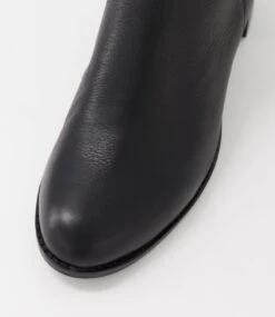 Bendigo Black Leather Ankle Boots -Lynx Shoes Shop DF12781B66LE 5