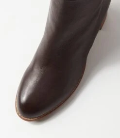 Benii Choc Natural Heel Leather Knee High Boots -Lynx Shoes Shop DF12783EMULE 5