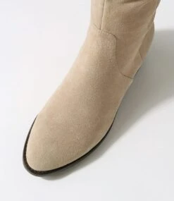 Gladlii Taupe Suede Knee High Boots 10 Gladlii Taupe Suede Knee High Boots -Lynx Shoes Shop DF12789NGVSU 5