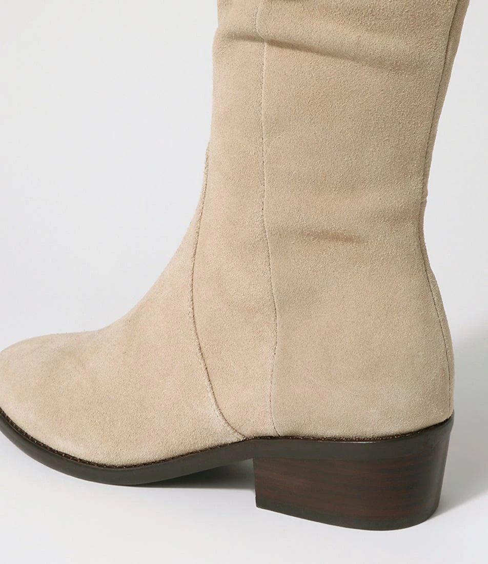 Gladlii Taupe Suede Knee High Boots 7 Gladlii Taupe Suede Knee High Boots - Image 5