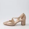 Luis Champagne Mix Heels -Lynx Shoes Shop DF12794N74EX 2