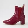 Larlot Cherry Patent Leather Ankle Boots -Lynx Shoes Shop DF12800R20PL 2