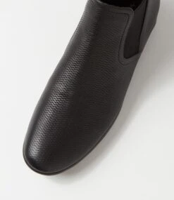 Orush Black Leather Ankle Boots 10 Orush Black Leather Ankle Boots -Lynx Shoes Shop DF12814BLALE 5