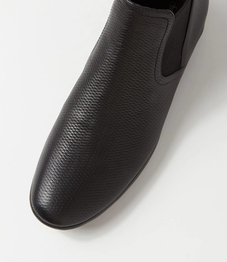 Orush Black Leather Ankle Boots 6 Orush Black Leather Ankle Boots - Image 4