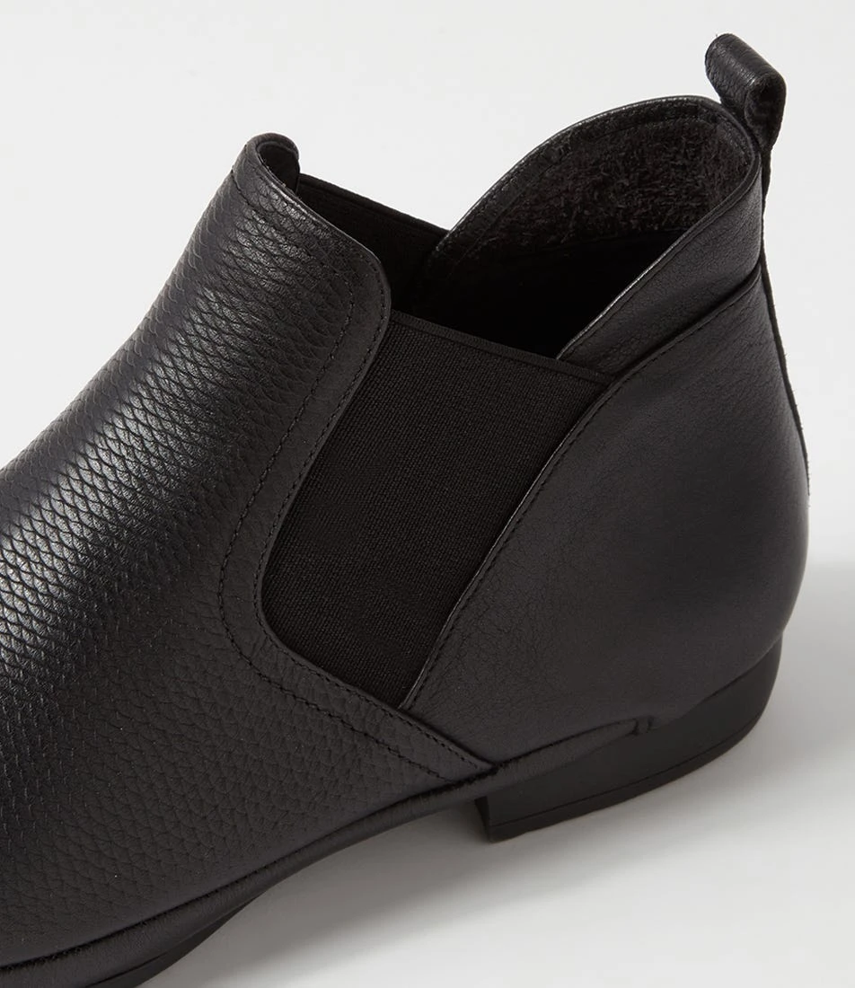 Orush Black Leather Ankle Boots 7 Orush Black Leather Ankle Boots - Image 5