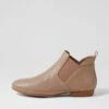Orush Taupe Leather Ankle Boots -Lynx Shoes Shop DF12814NGVLE 2