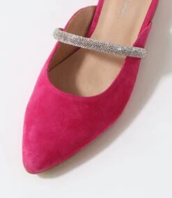 Domonic Fuchsia Suede Flat Shoes 10 Domonic Fuchsia Suede Flat Shoes -Lynx Shoes Shop DF12821P22SU 5