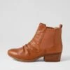 Zuri Whisky Leather Ankle Boots 2 Zuri Whisky Leather Ankle Boots -Lynx Shoes Shop DF12824TEALE 2