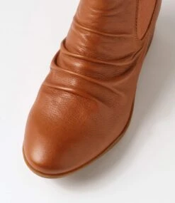 Zuri Whisky Leather Ankle Boots -Lynx Shoes Shop DF12824TEALE 5