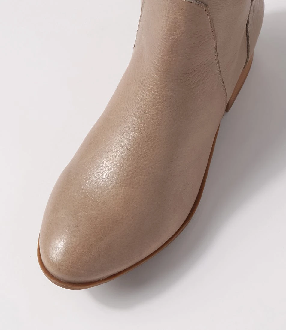 Zesto Dark Stone Leather Knee High Boots 6 Zesto Dark Stone Leather Knee High Boots - Image 4