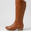 Zesto Whisky Leather Knee High Boots -Lynx Shoes Shop DF12828TEALE 2