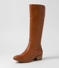 Zesto Whisky Leather Knee High Boots -Lynx Shoes Shop DF12828TEALE 3