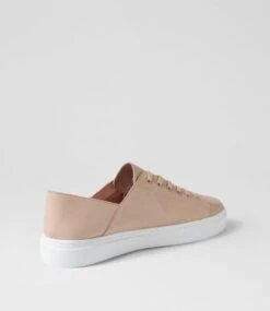 Oaks Nude Leather Sneakers -Lynx Shoes Shop DF12857NDULE 4