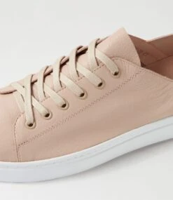 Oaks Nude Leather Sneakers -Lynx Shoes Shop DF12857NDULE 6