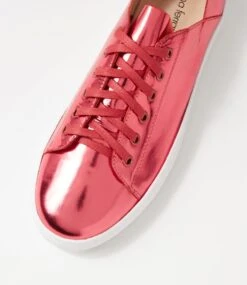Oaks Guava Metallic Leather Sneakers -Lynx Shoes Shop DF12857P8NLE 5