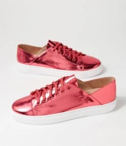 Oaks Guava Metallic Leather Sneakers -Lynx Shoes Shop DF12857P8NLE 6