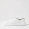 Oaks White Leather Sneakers -Lynx Shoes Shop DF12857WHILE 2