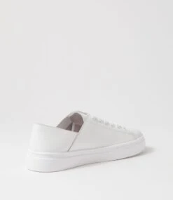 Oaks White Leather Sneakers -Lynx Shoes Shop DF12857WHILE 4