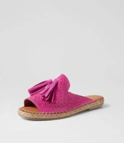Phinza Fuchsia Leather Sandals -Lynx Shoes Shop DF12868P22LE 3