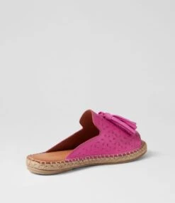 Phinza Fuchsia Leather Sandals -Lynx Shoes Shop DF12868P22LE 4